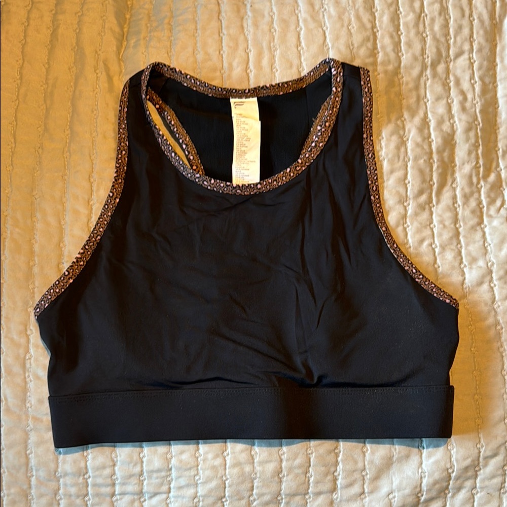 Fabletics Black Sports Bra